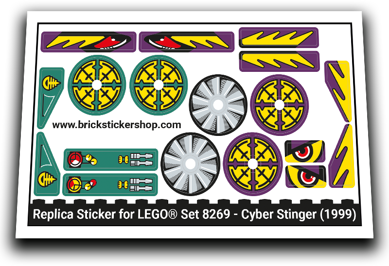 Replacement Sticker for Set 8269 - Cyber Stinger