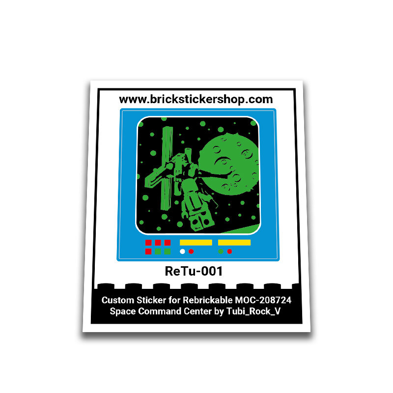 Custom Sticker - Space Command Center by Tubi_Rock_V