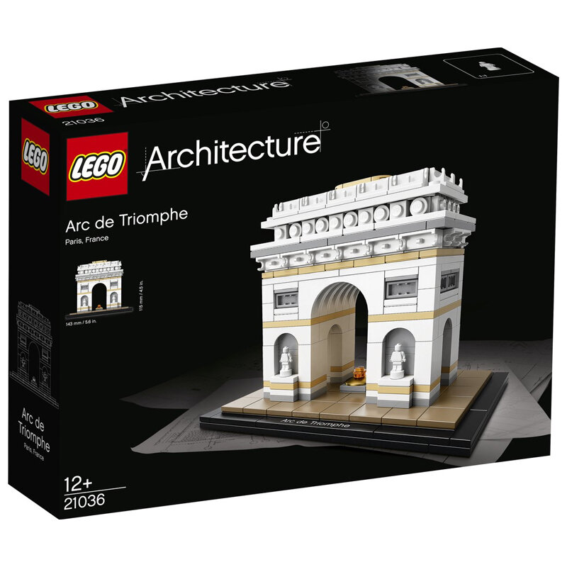 Replacement Sticker for Set 21036 - Arc De Triomphe