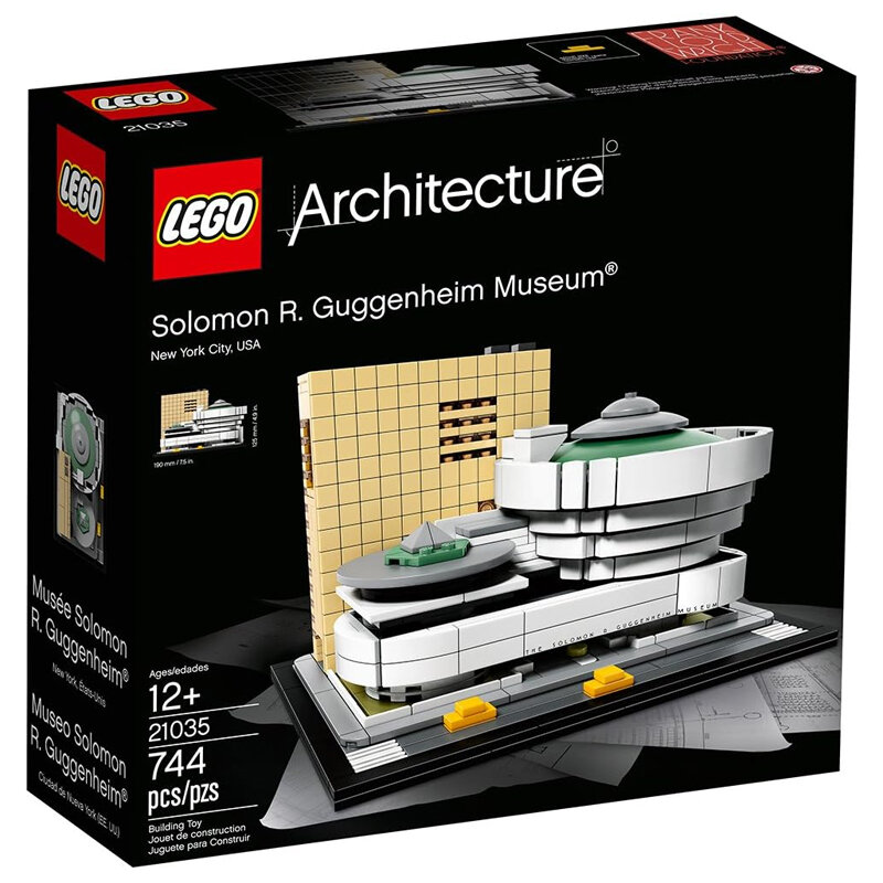 Replacement Sticker for Set 21035 - Solomon R. Guggenheim Museum