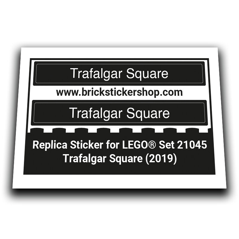 Replacement Sticker for Set 21045 - Trafalgar Square