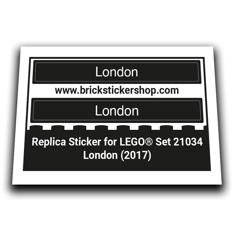 Replacement Sticker for Set 21034 - London