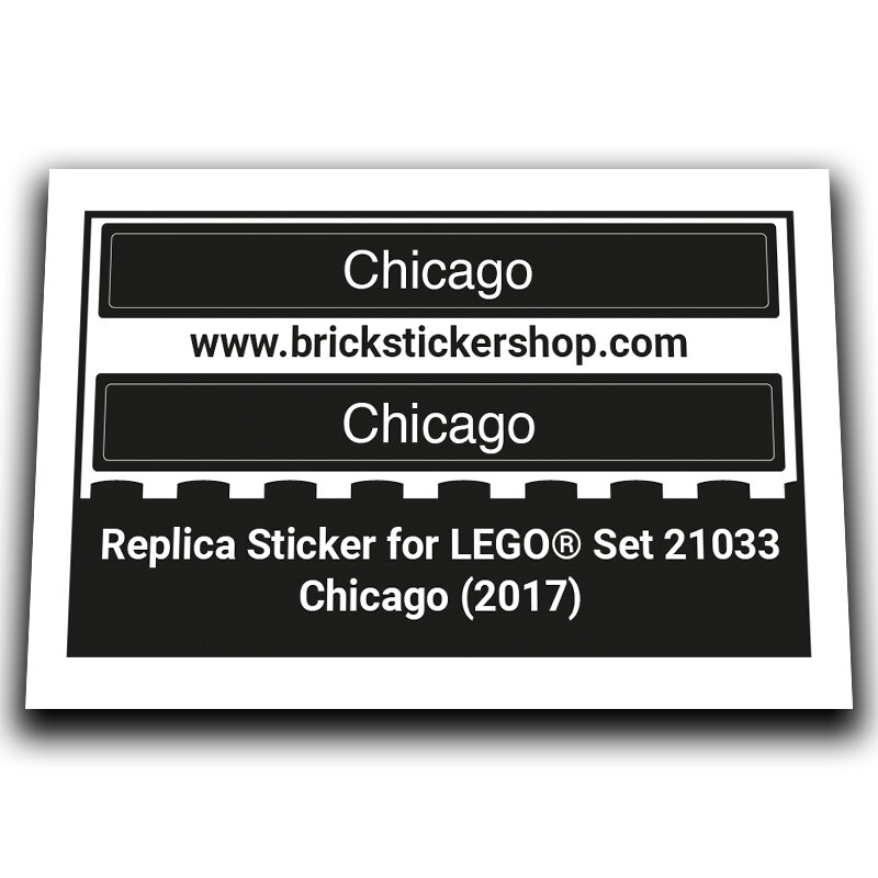 Replacement Sticker for Set 21033 - Chicago