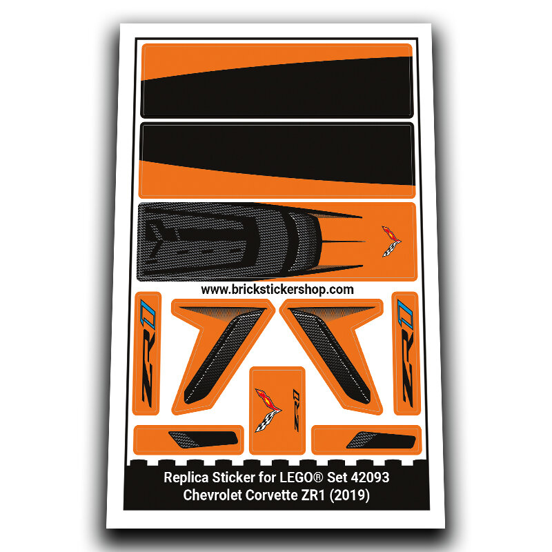 Replacement Sticker for Set 42093 - Chevrolet Corvette ZR1