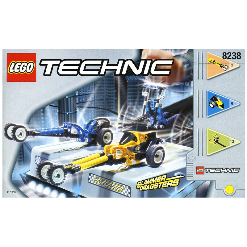 Replacement Sticker for Set 8238 - Dueling Dragsters