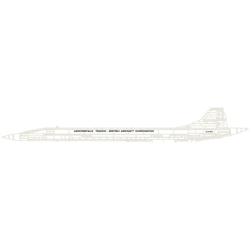 Alternative Sticker for Set 10318 - Concorde (Version 11, Pre-Production, 1969)