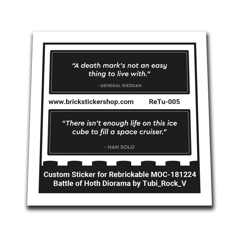 Custom Sticker - Battle of Hoth Diorama by Tubi_Rock_V