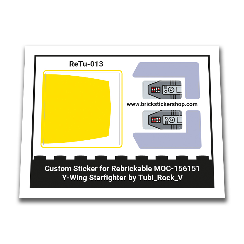 Custom Sticker - Y-Wing Starfighter by Tubi_Rock_V