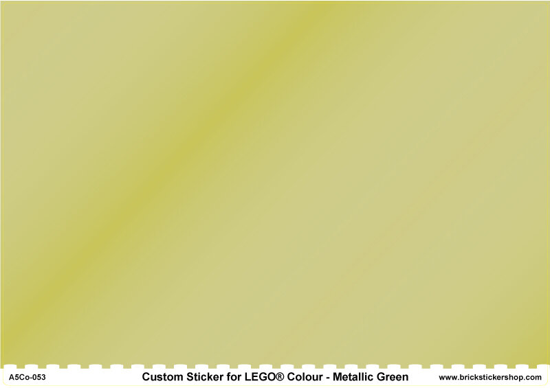 A5 Color Sheet - METALLIC GREEN