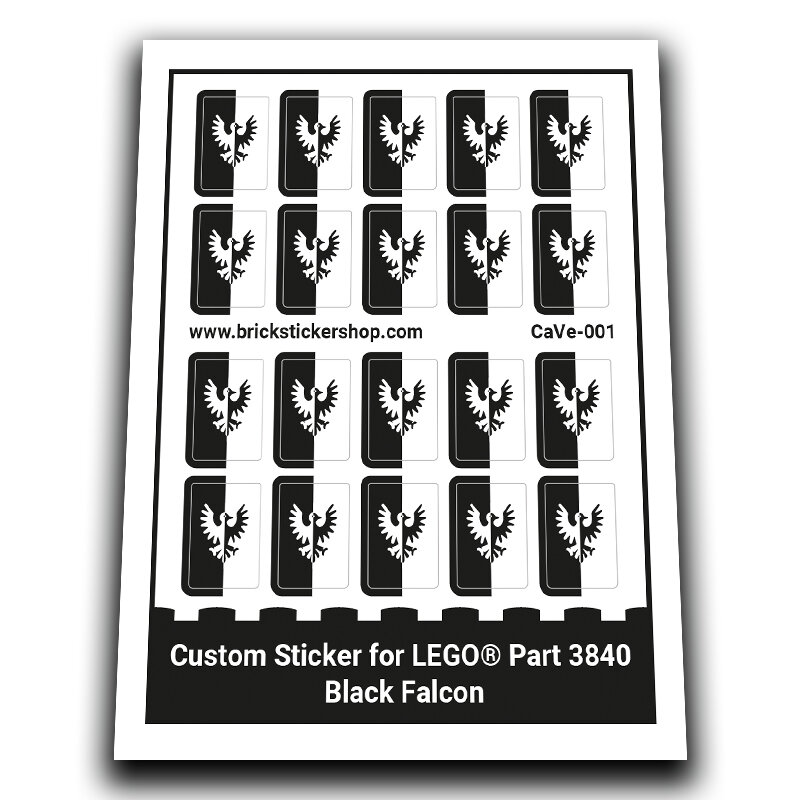 Custom Sticker - Black Falcon Vests