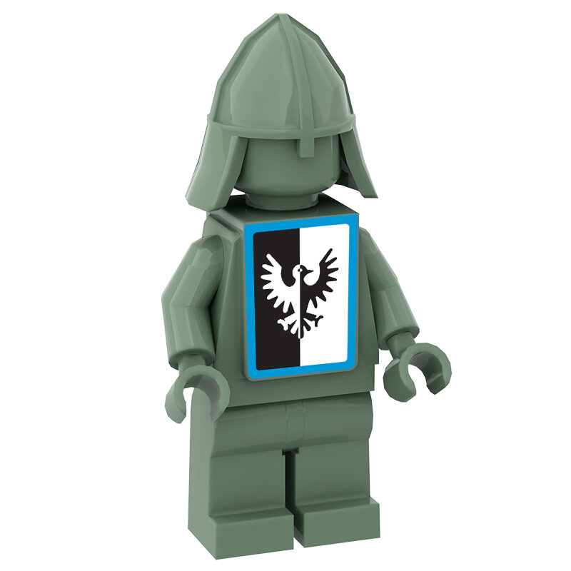 Custom Sticker - Black Falcon Vests (Blue)