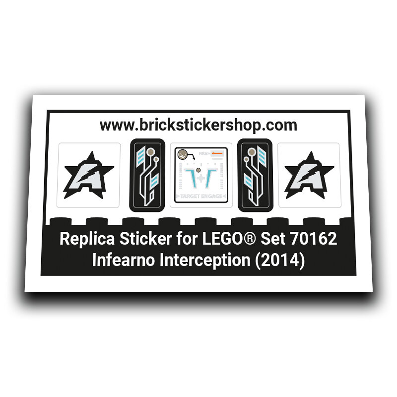 Replacement Sticker for Set 70162 - Infearno Interception