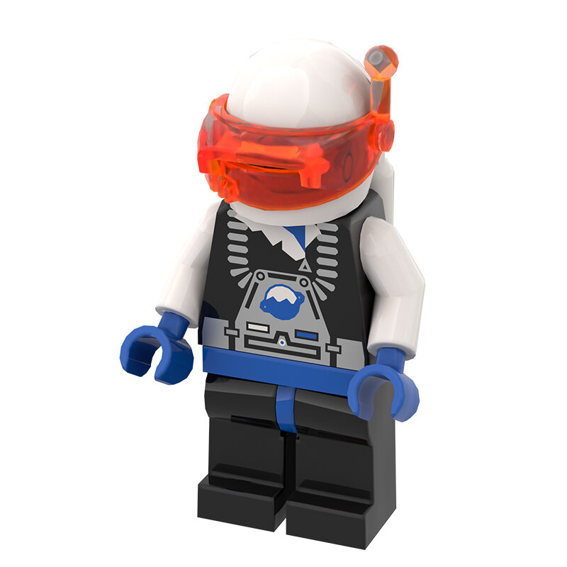 Custom Sticker - Space Ice Planet Silver Torsos