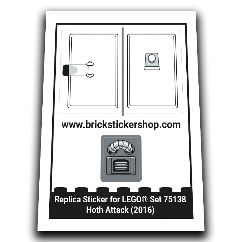 Replacement Sticker for Set 75138 - Hoth Attack