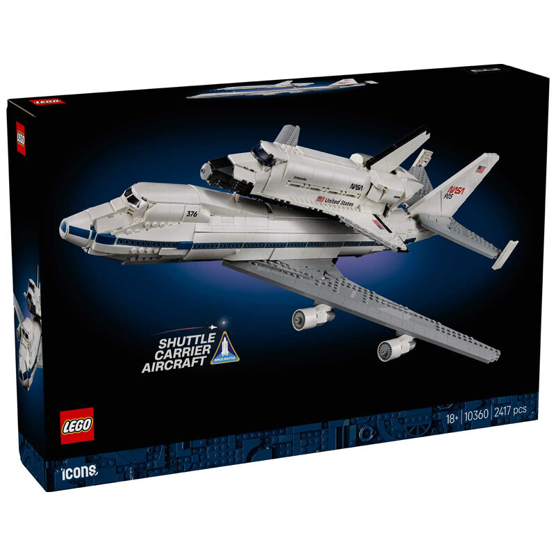 Alternative Sticker for Set 10360 - Shuttle Carrier Aircraft (Version 03 - Columbia)