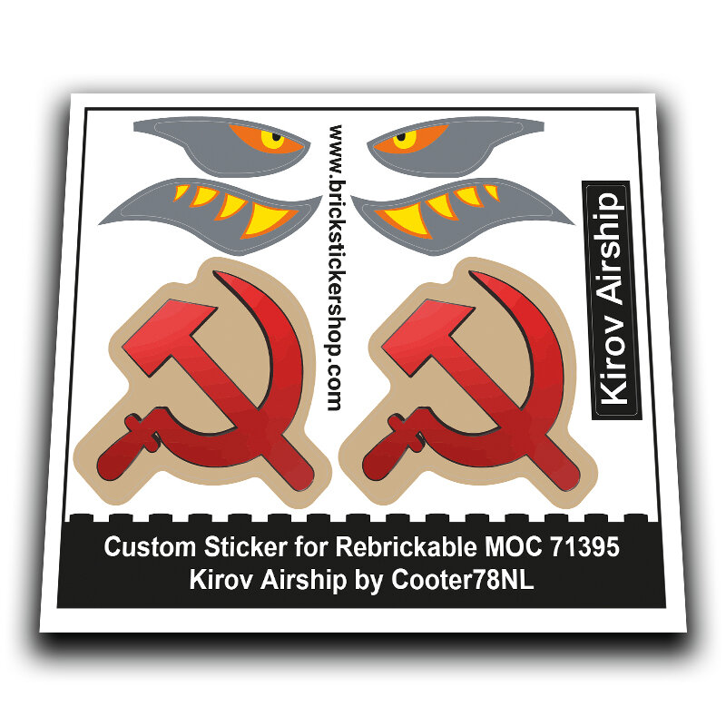 Custom Sticker - Kirov Airship by Cooter78NL