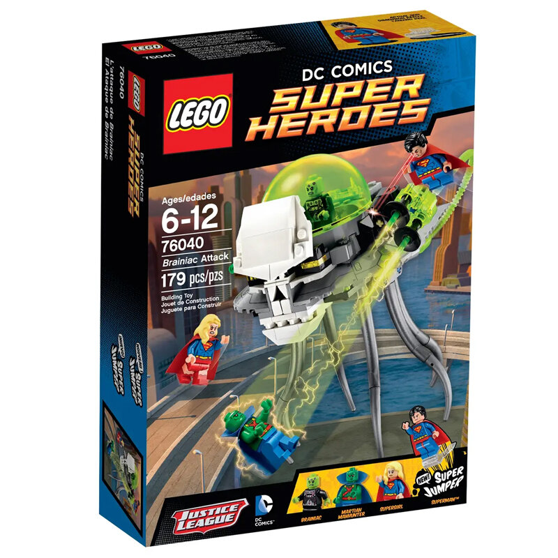 Replacement Sticker for Set 76040 - W - Brainiac Attack