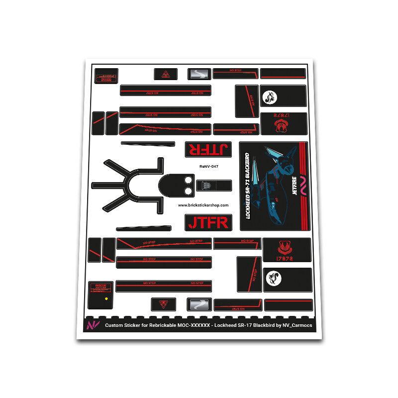 Custom Sticker - Lockheed SR-17 Blackbird by NV_Carmocs