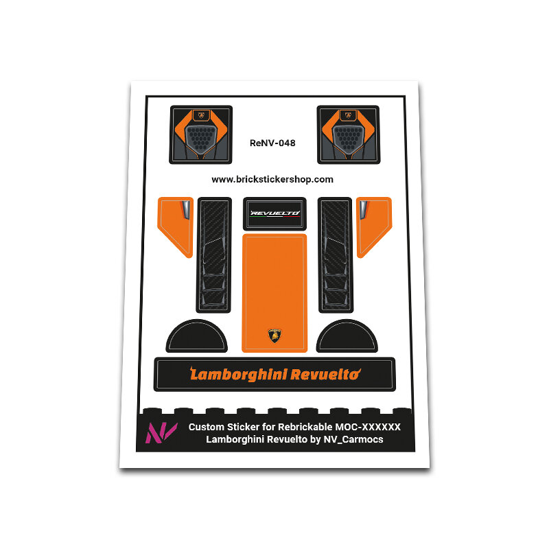 Custom Sticker - Lamborghini Revuelto by NV_Carmocs