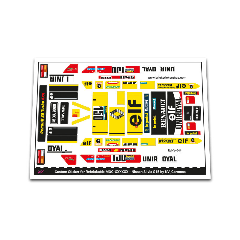 Custom Sticker - Renault 20 Turbo by NV_Carmocs