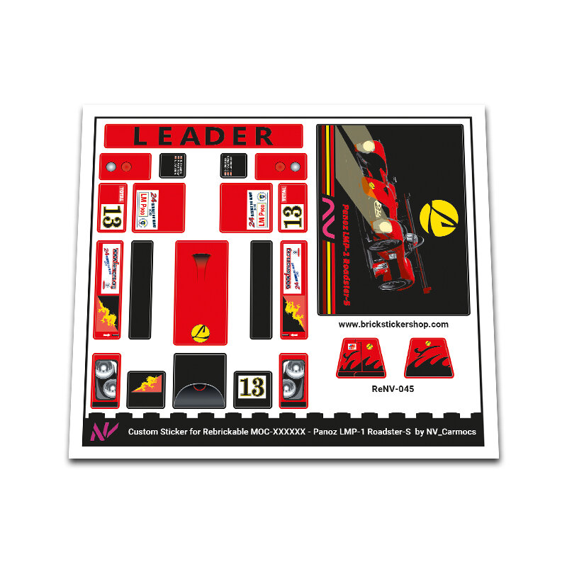 Custom Sticker - Panoz LMP-1 Roadster-S by NV_Carmocs