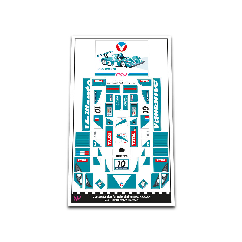 Custom Sticker - Lola B98 by NV_Carmocs