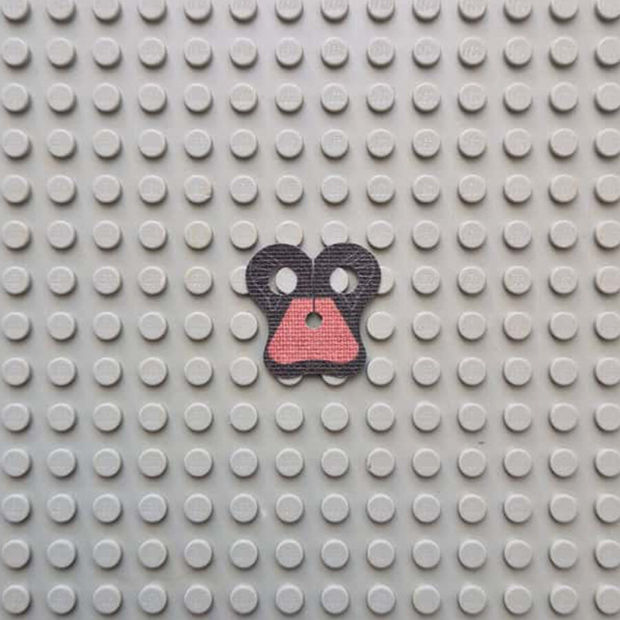 Custom Cloth - Armor Pauldron Cloth with Dark Red Shoulder Pattern