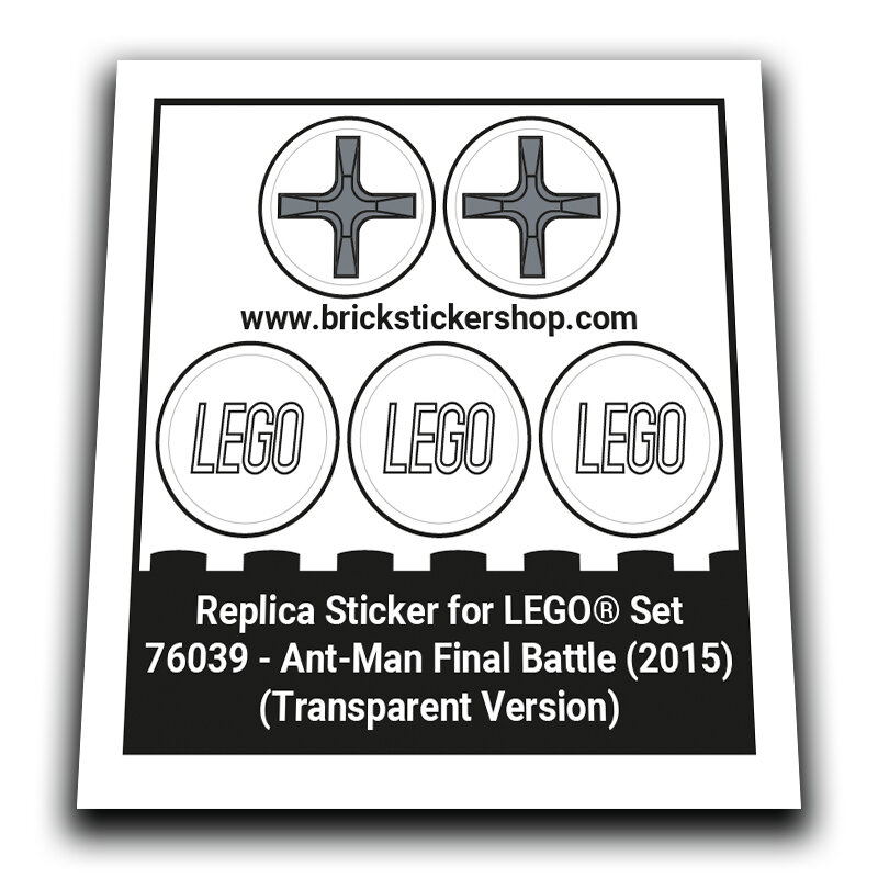 Replacement Sticker for Set 76039 &ndash; Ant-Man Final Battle