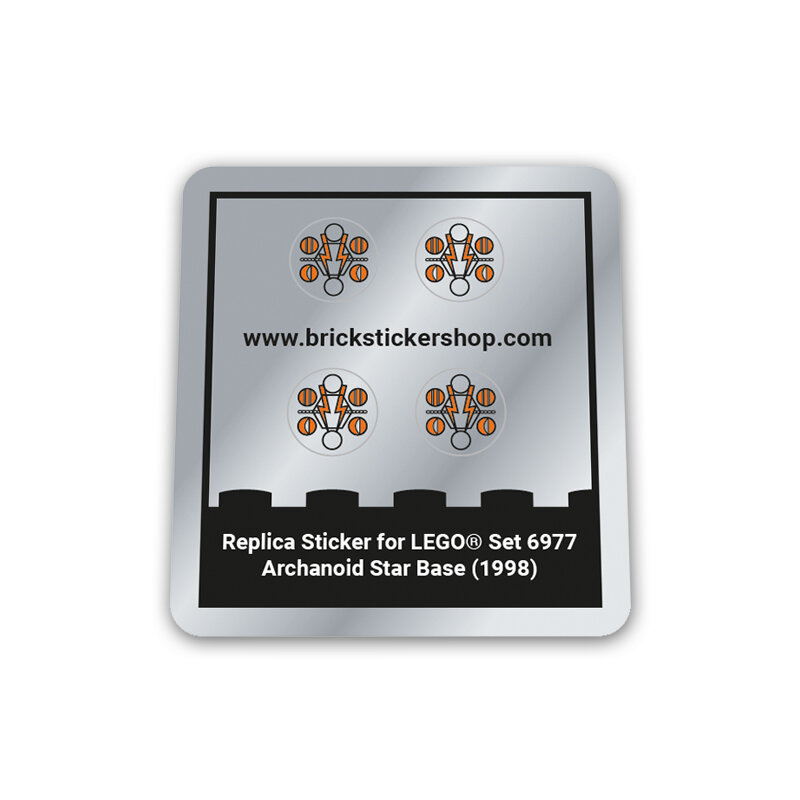 Replacement Sticker for Set 6977 - Arachnoid Star Base