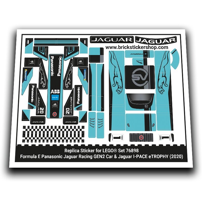 76898 - Formula E Panasonic Jaguar Racing GEN2 Car & Jaguar I-PACE eTROPHY - L0076898 - Afbeelding 1