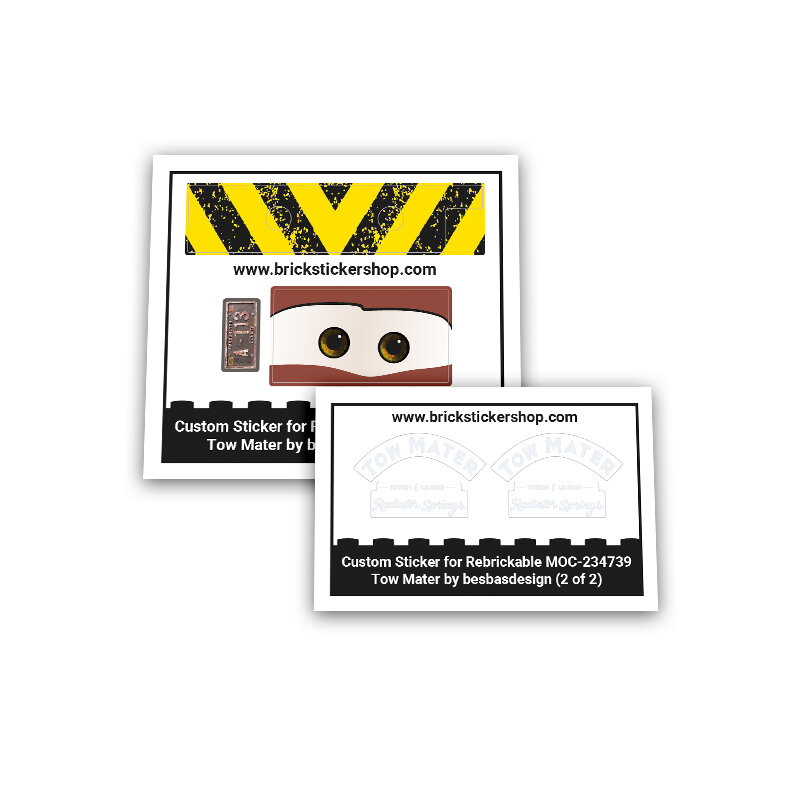 Custom Sticker - Tow Mater by besbasdesign