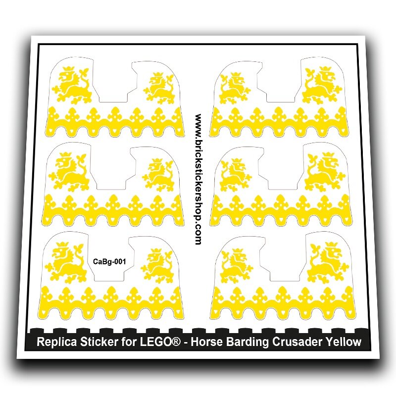 Horse Barding, Crusader Yellow - CaBg-001 - Afbeelding 1