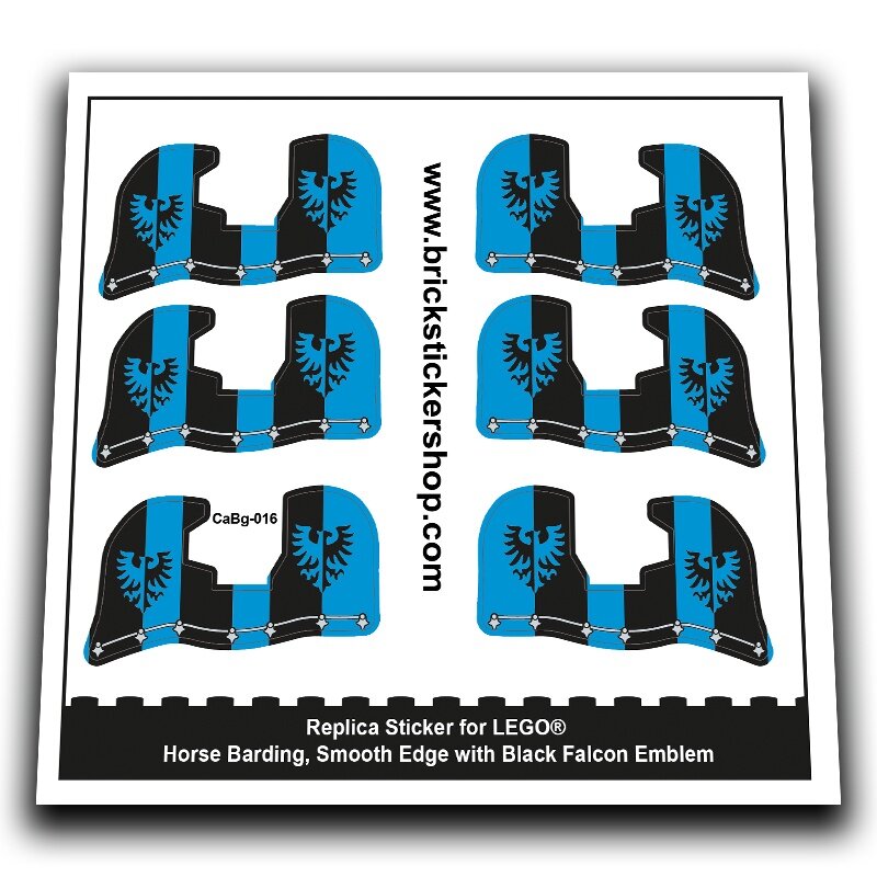 Horse Barding, Black Falcon Emblem - CaBg-016 - Afbeelding 1