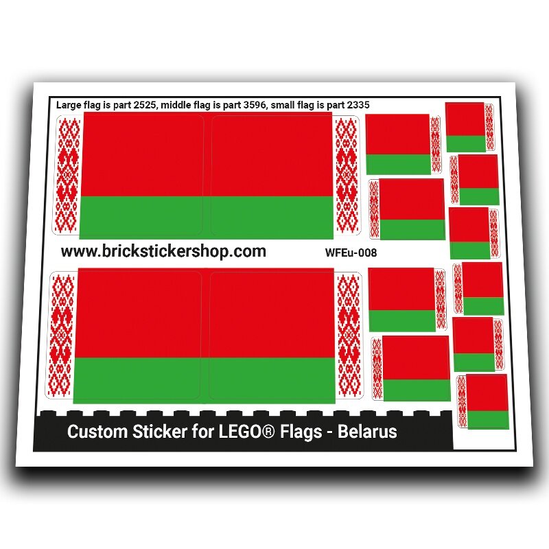 Flag of Belarus - WFEu-008 - Afbeelding 1