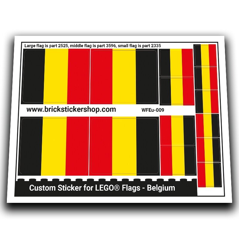 Flag of Belgium - WFEu-009 - Afbeelding 1