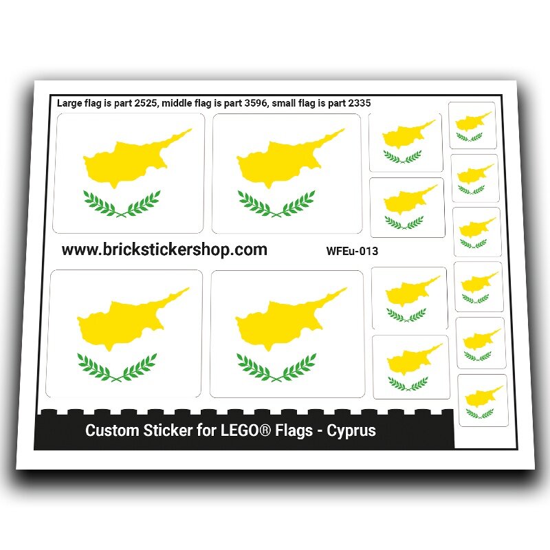 Flag of Cyprus - WFEu-013 - Afbeelding 1