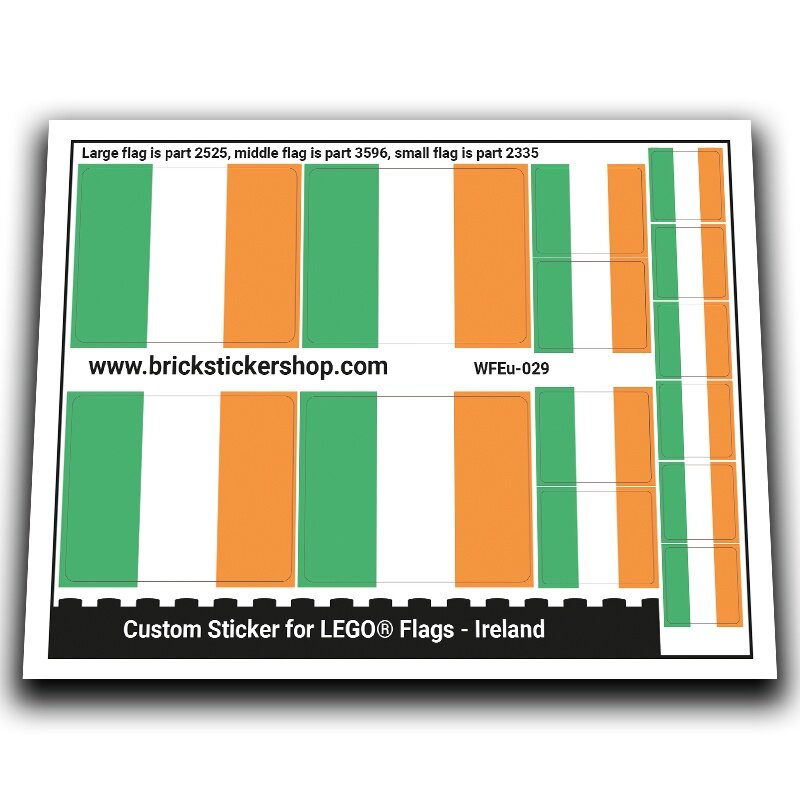 Flag of Ireland - WFEu-029 - Afbeelding 1