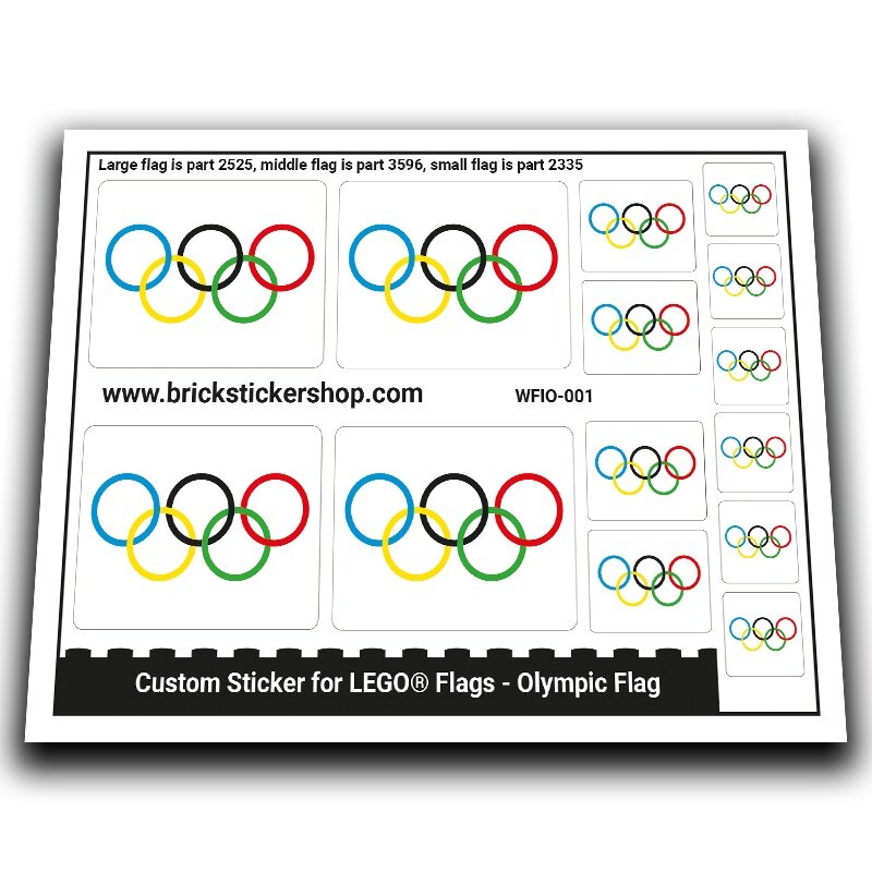 Olympic Flag - WFIO-001 - Afbeelding 1