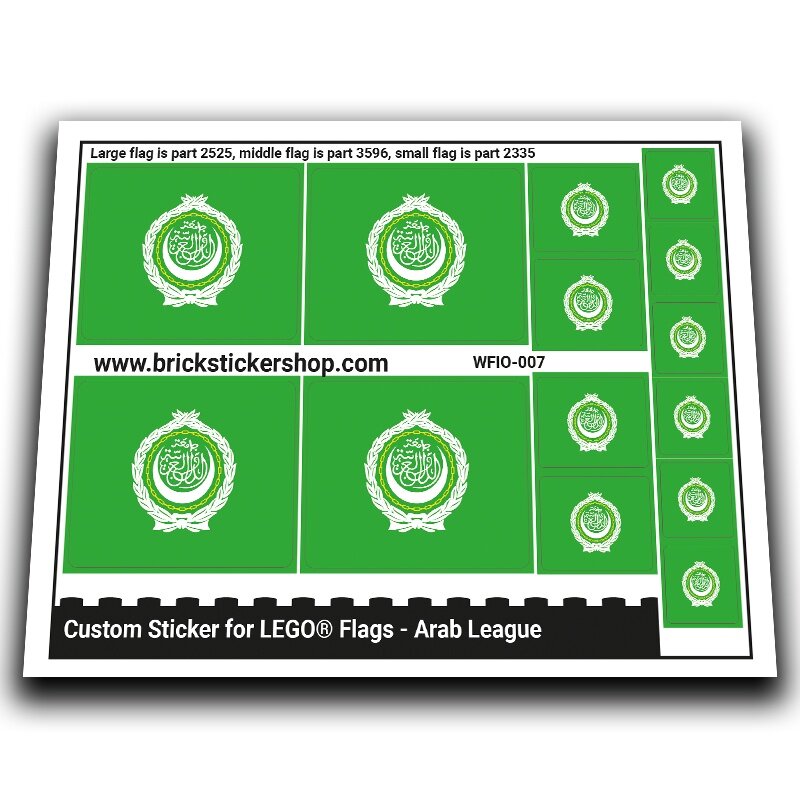 Flag of the Arab League - WFIO-007 - Afbeelding 1