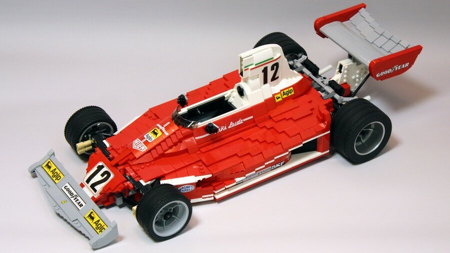 Custom Adesivo per MOC - 12763 - Ferrari 312T - scale 1:8 by RoscoPC