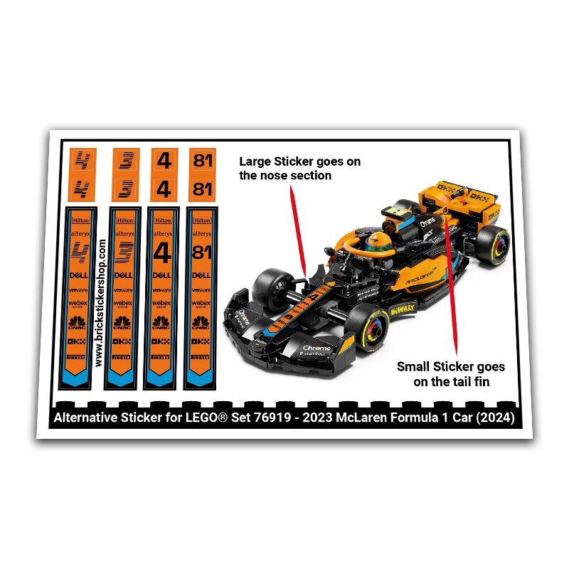 76919 - 2023 McLaren Formula 1 Car - L0076919-v02 - Afbeelding 1