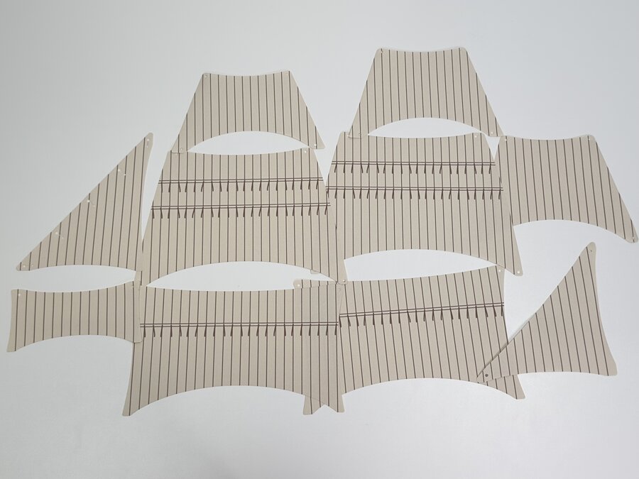 Custom Cloth for Custom Cloth - Sailset for Privateer Frigate Fortuna by BrickPerfection