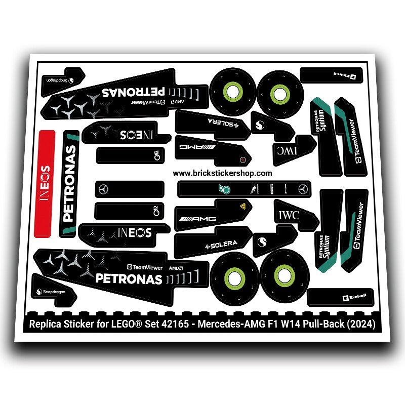 42165 - Mercedes-AMG F1 W14 Pull-Back - L0042165 - Afbeelding 1