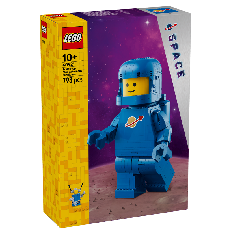 40921 - Up-Scaled Blue Astronaut Minifigure - L0040921 - Afbeelding 2