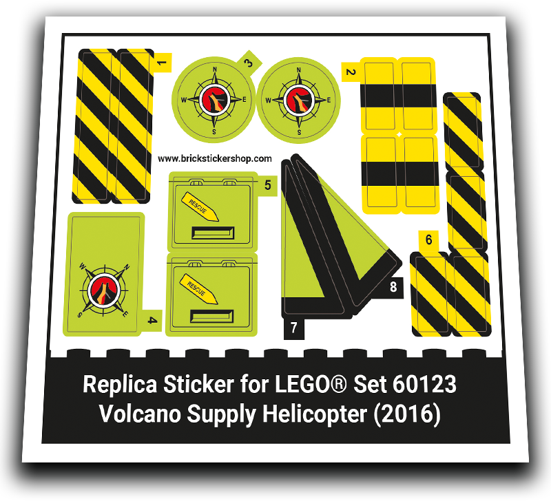 60123 - Volcano Supply Helicopter - L0060123 - Afbeelding 1