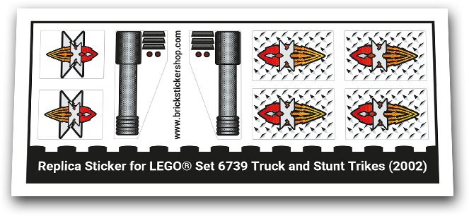 6739 - Truck and Stunt Trikes - L0006739 - Afbeelding 1