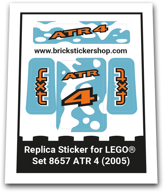 Replacement Sticker for Set 8657 - ATR 4