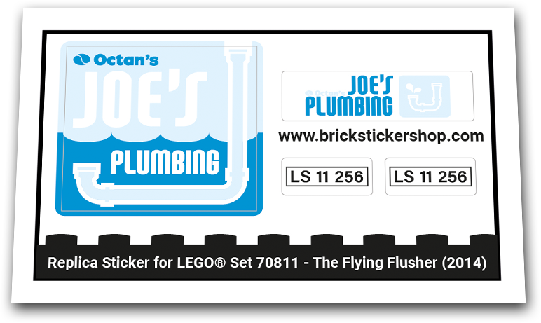 Replacement Sticker for Set 70811 - The Flying Flusher