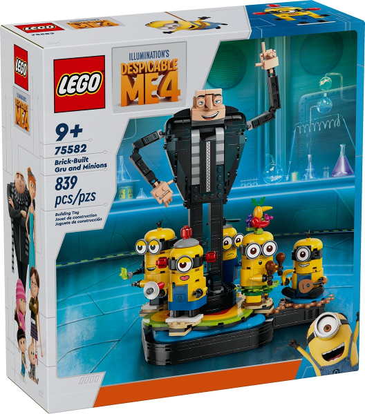 Pegatina de repuesto para set 75582 - Brick Built Gru and Minions