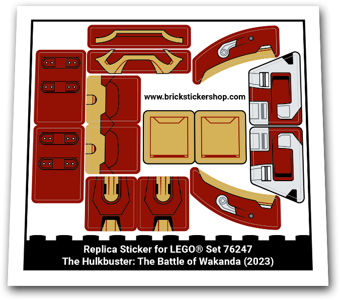 76247 - The Hulkbuster; The Battle of Wakanda - L0076247 - Afbeelding 1